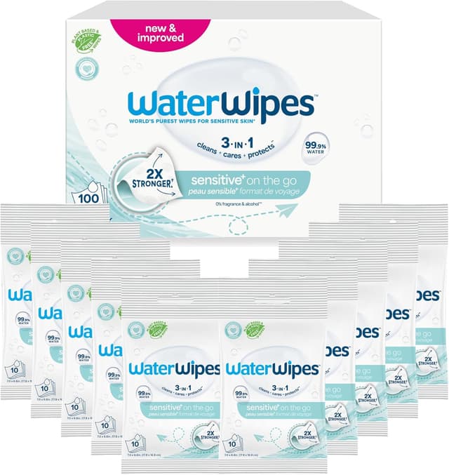 Imagen de WaterWipes Sensitive+ Feuchttücher 100 Stück en OfertitasTOP