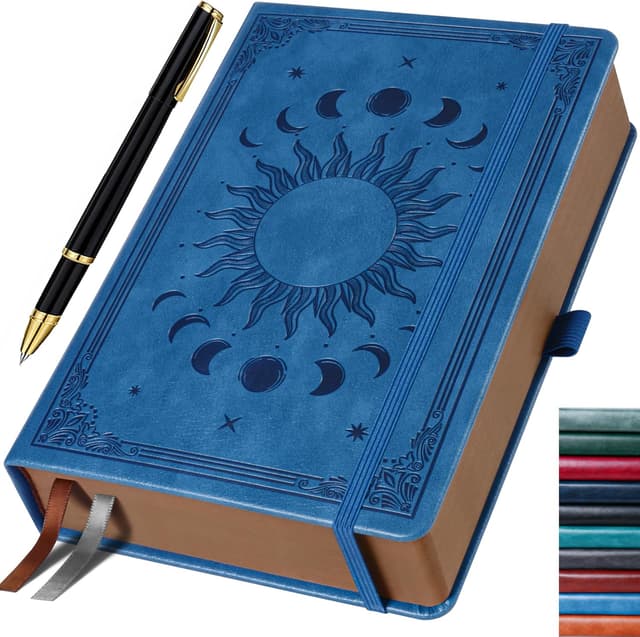 Detalle de B5 lined journal 360 pages with pen