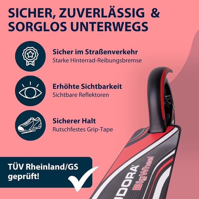 Thumbnail 5 de HUDORA BigWheel 205 Scooter 100 kg