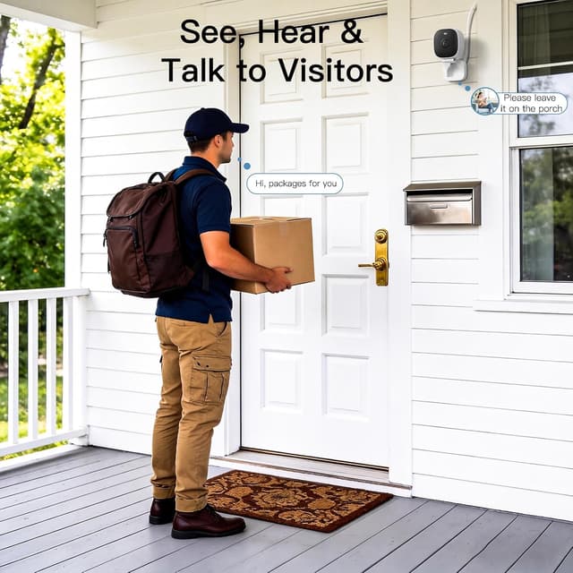 Detalle de VIM TAG Vimtag Outdoor Security Camera 2.5K (2.4G/5G Wi‑Fi) with Color Night Vision