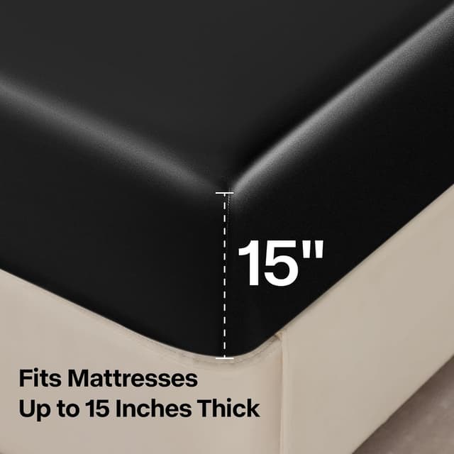 Thumbnail 5 de BEDELITE Satin Sheets Queen
