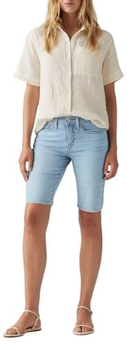 Detalle de Levi's Shaping Double Duty Short 26W, bermudas de trabajo