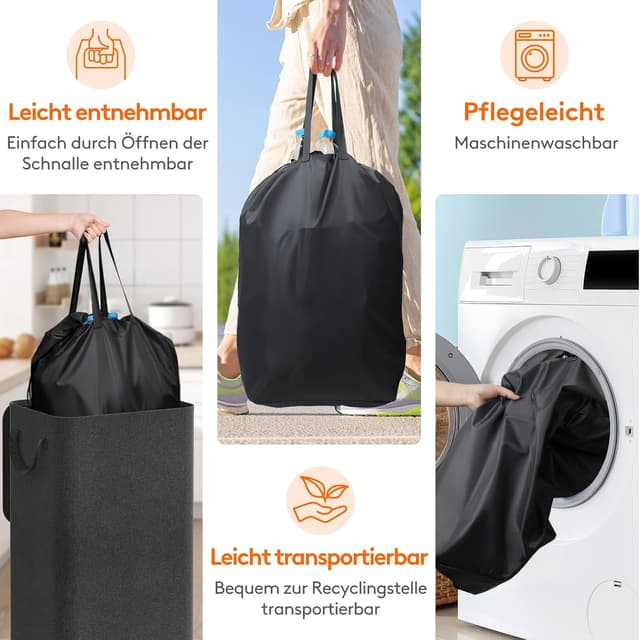 Thumbnail 3 de Lifewit Pfandflaschen Sammelbehälter 100L