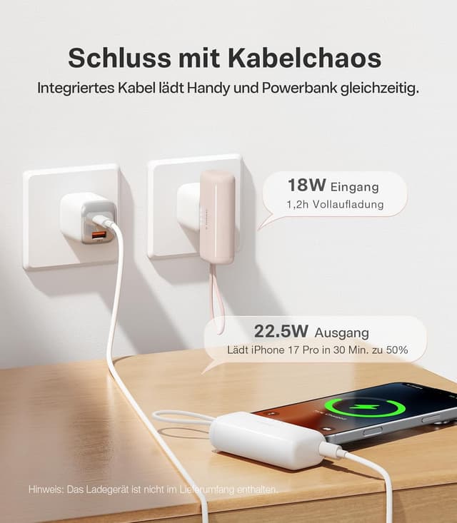 Thumbnail 6 de TORRAS Mini Powerbank 5000 mAh 22,5 W