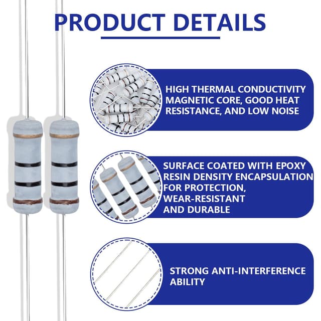 Detalle de Innfeeltech 10 Ω Widerstand 2 W 🔌