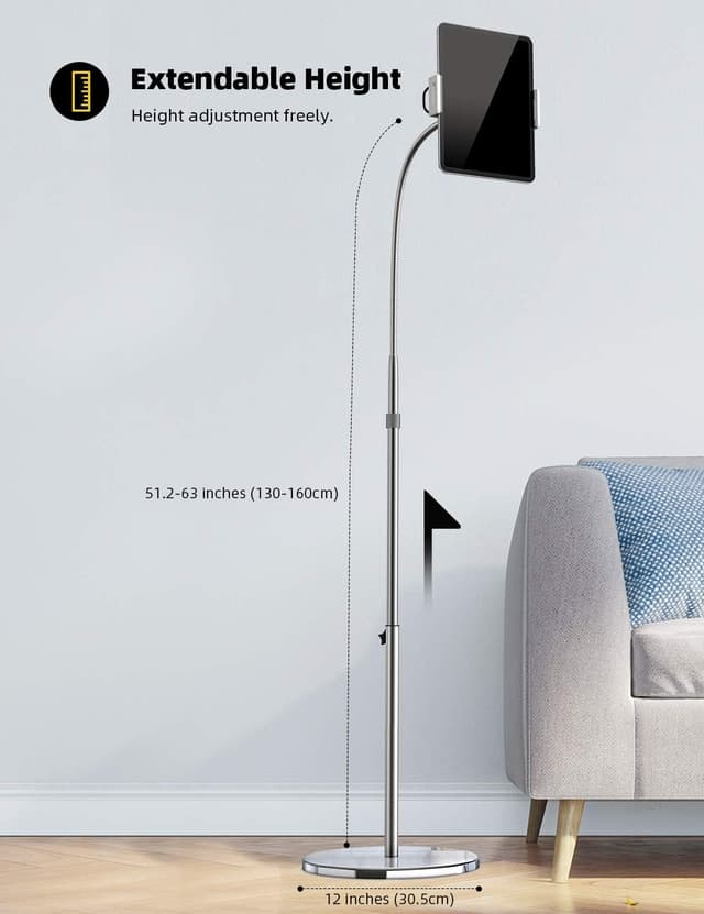 Detalle 2 de Lamicall Tablet Bodenständer mit 4,8 kg Basis