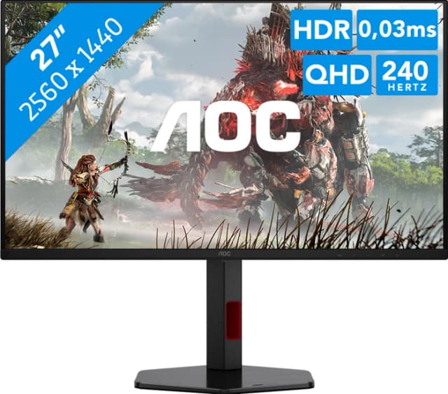 Detalle 2 de AOC OLED Q27G4ZDR Gaming-Monitor (27 Zoll, Quad-HD+, 240 Hz, HDR10)