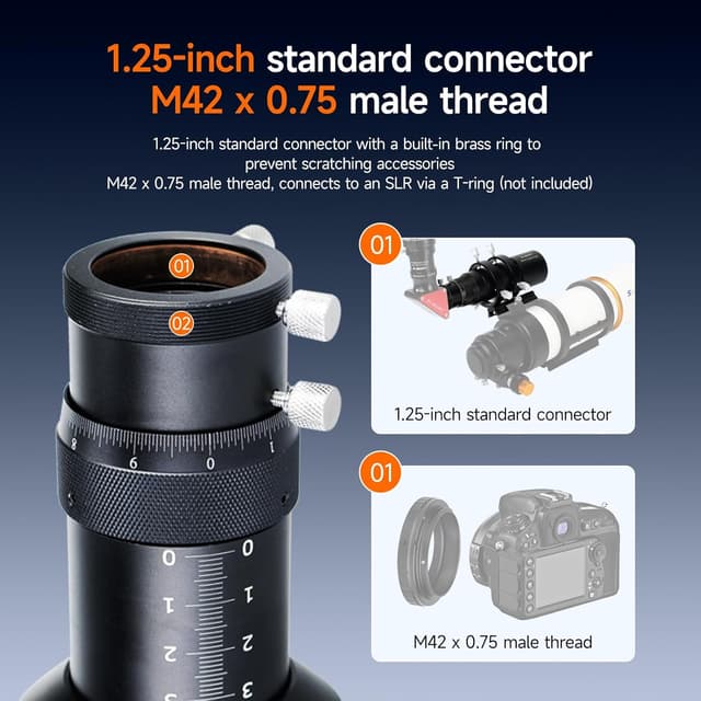 Thumbnail 4 de Svbony SV106 Guidescope 60mm für Astrofotografie