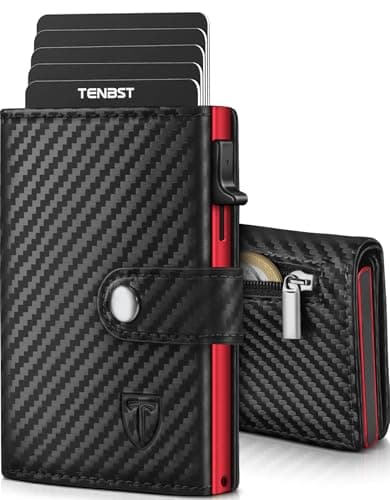 Detalle de TENBST billetera para hombre Smart Wallet