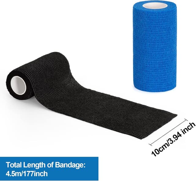 Detalle 2 de 12 Roll Selbstklebender Verband 10 cm Blau