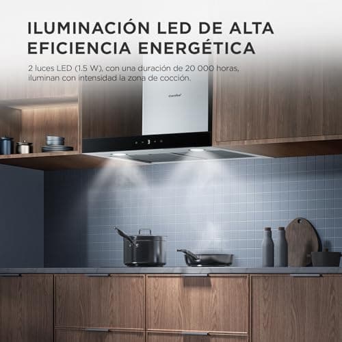 Thumbnail 9 de Campana extractora Comfee TSHM77SS-60 de 60 cm (clase A+++), 650 m³/h y control por gestos