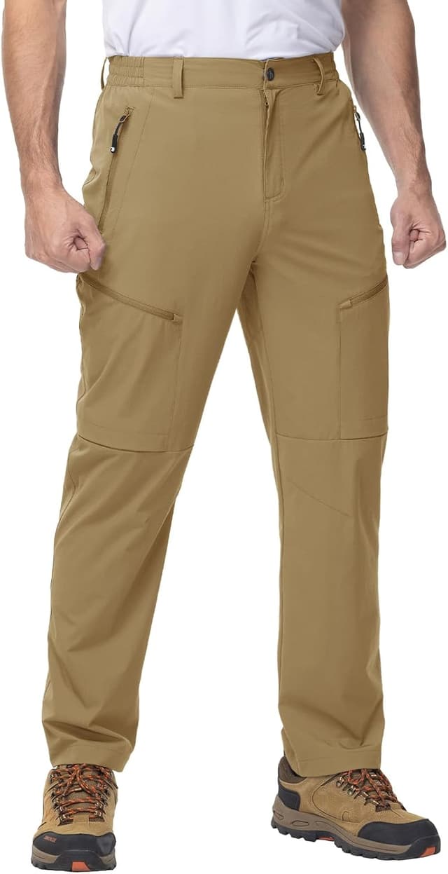 Thumbnail 6 de Rdruko Men’s Hiking Trousers: Lightweight Quick-Dry Stretch Walking Pants with 5 Pockets