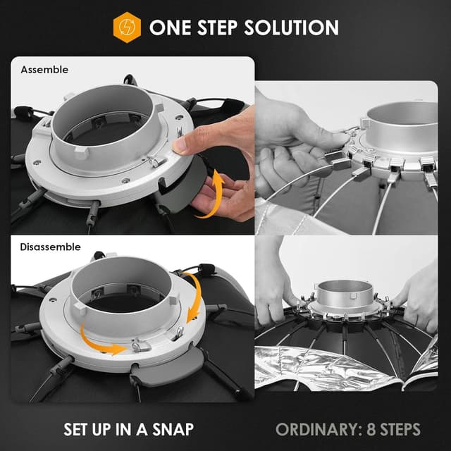 Thumbnail 2 de TARION Softbox Octagonal 120 cm OC-120F Softbeam
