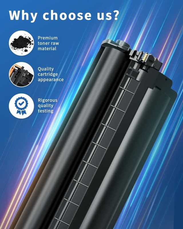 Detalle 1 de colorfly 207A Toner W2210A compatibile con HP 207A/207X nero con chip (1-Pack) per LaserJet Pro e MFP