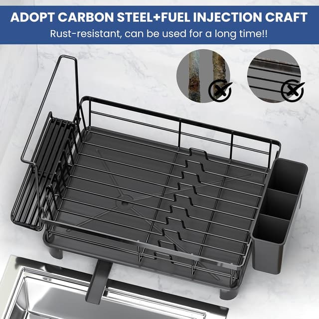 Thumbnail 6 de Escurridor de platos Vividreamore 360° negro