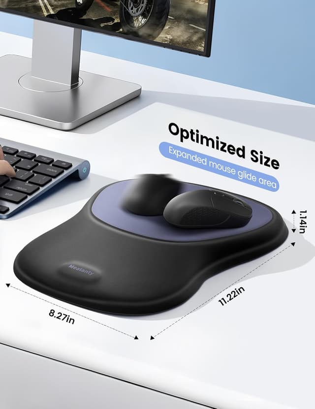 Thumbnail 4 de meatanty Tapis de souris ergonomique