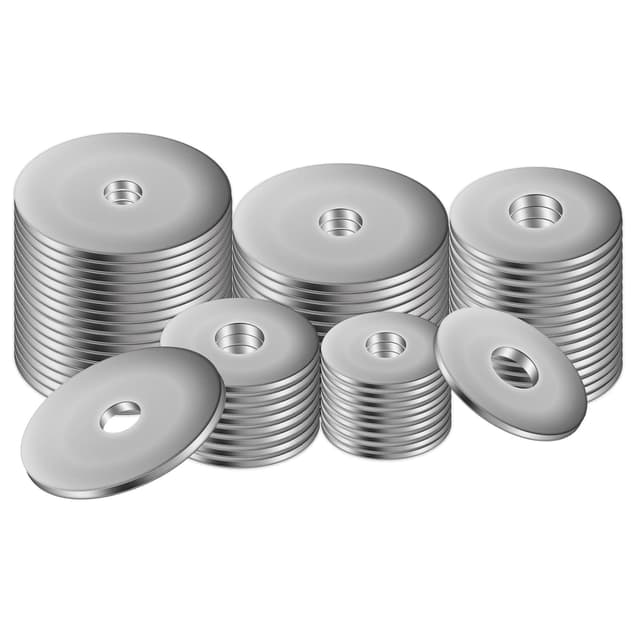 Detalle de M5 stainless steel penny washers (304) – 50 pack for bolts, screws and outdoor fixes