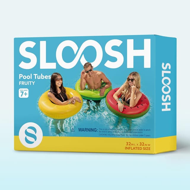 Thumbnail 6 de JOYIN Inflatable Swim Tube Raft 32.5 in (3 pack)