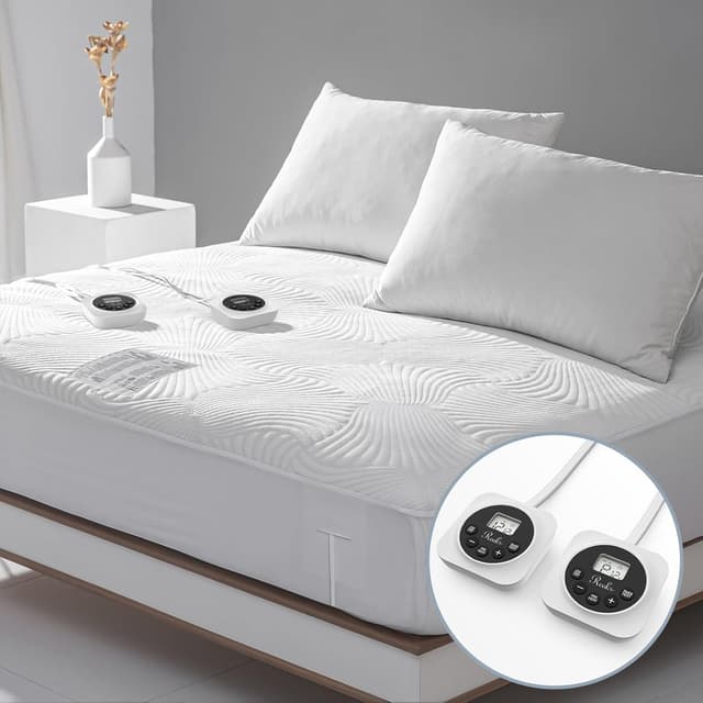 Imagen de Queen Size Electric Heated Mattress Pad 12-Heat en OfertitasTOP