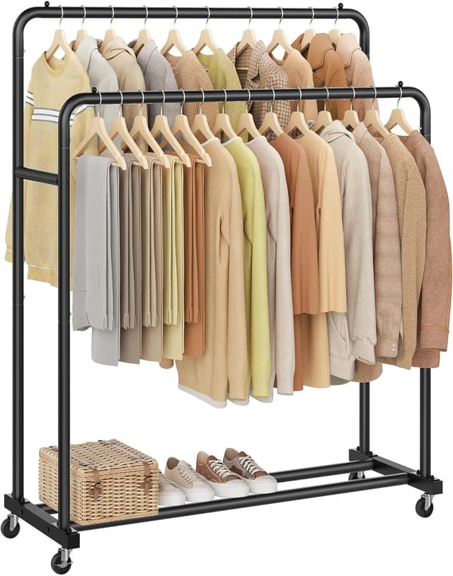 Imagen de SONGMICS perchero con ruedas HSR017WG01 90 kg en OfertitasTOP