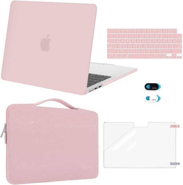 Imagen de MOSISO MacBook Air 13 Case with Sleeve, Baby Pink en OfertitasTOP