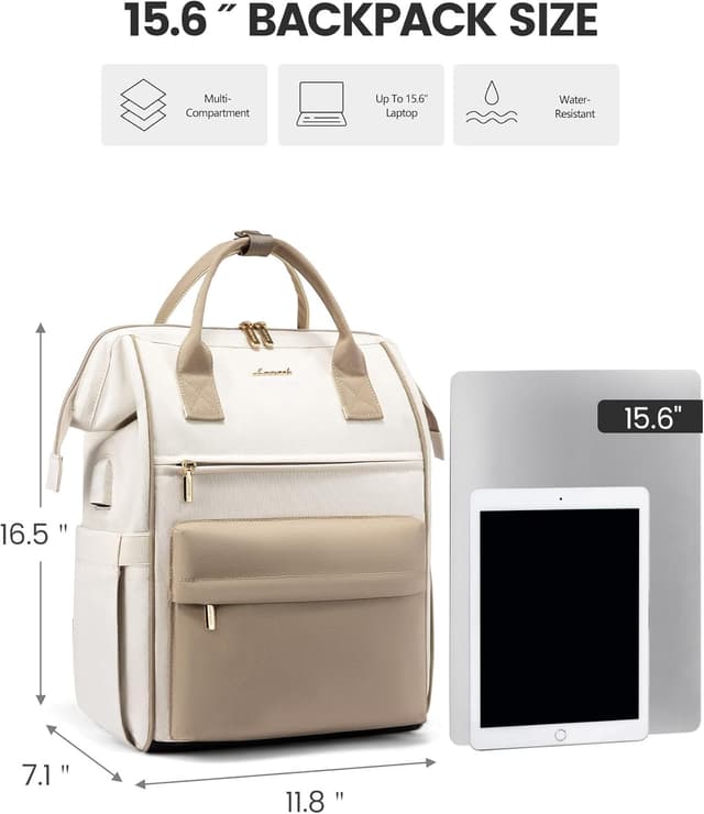 Thumbnail 6 de LOVEVOOK Rucksack Damen 15,6 Zoll 20 L