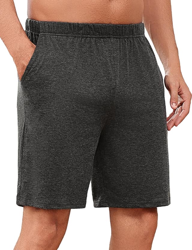 Detalle 2 de Uniexcosm Herren Kurz-Schlafshorts aus Baumwollmischung (Bermuda/Shorty)