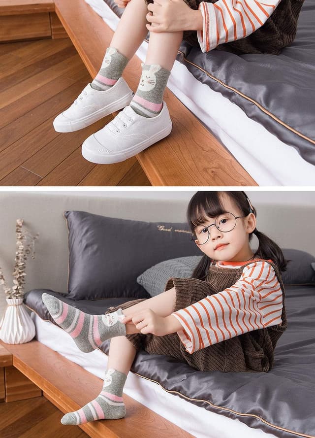 Thumbnail 5 de PUTUO Chaussette Fille 5 paires