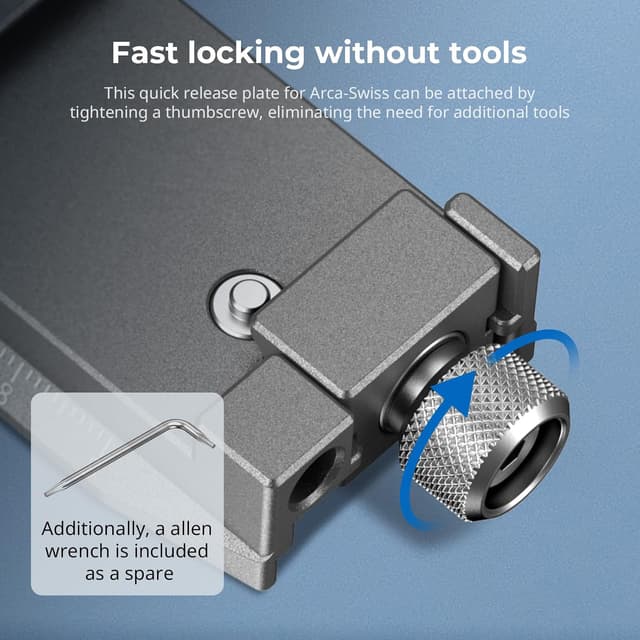 Thumbnail 2 de SMALLRIG 5336 Adaptateur Arca 11,7 cm