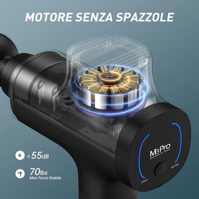 Thumbnail 5 de OPOVE M3 Pro Pistola per Massaggio 24V