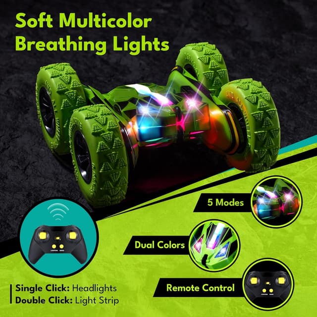 Thumbnail 3 de Threeking RC Car 4WD Stunt with USB-C Batteries