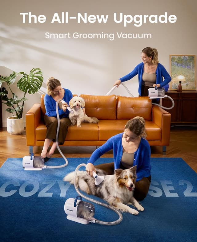 Detalle 2 de oneisall Cozy SE 2 dog grooming vacuum 15000Pa