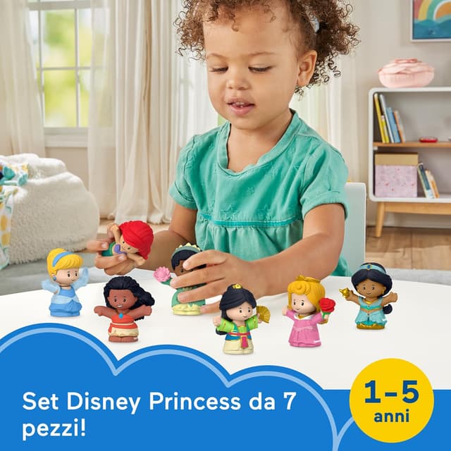 Detalle 2 de Fisher-Price Little People Disney Princess 7 personaggi