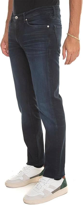 Detalle 2 de GANT Pantalones Vaqueros Extra Ajustados Jeans 44W x 34L, Negro Vintage