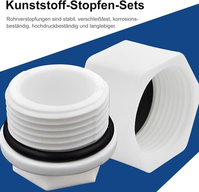 Detalle de Cosswe Verschlusskappe Außengewinde 24er