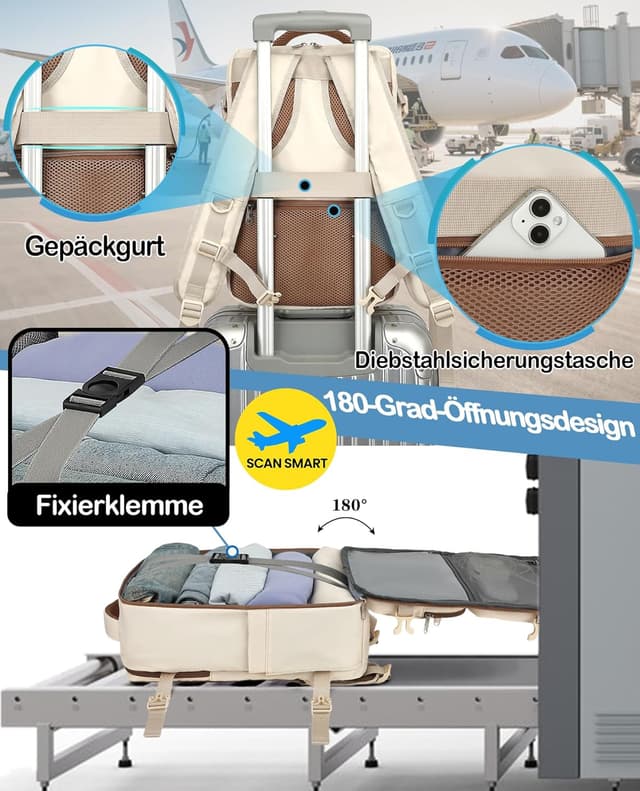 Detalle de LYNXCHER Rucksack 30L Handgepäck