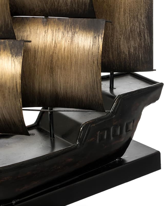 Thumbnail 6 de Vintiquewise Sailboat Centerpiece 20" ⚓