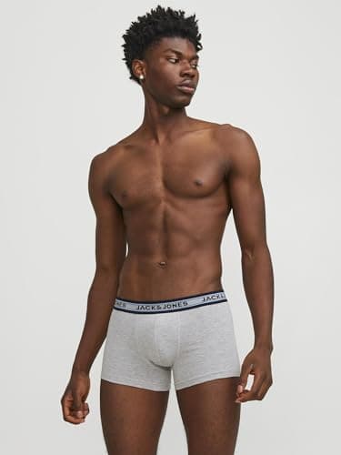 Thumbnail 2 de Jack & Jones Trunks 10-Pack Dark Grey Melange L 🩲