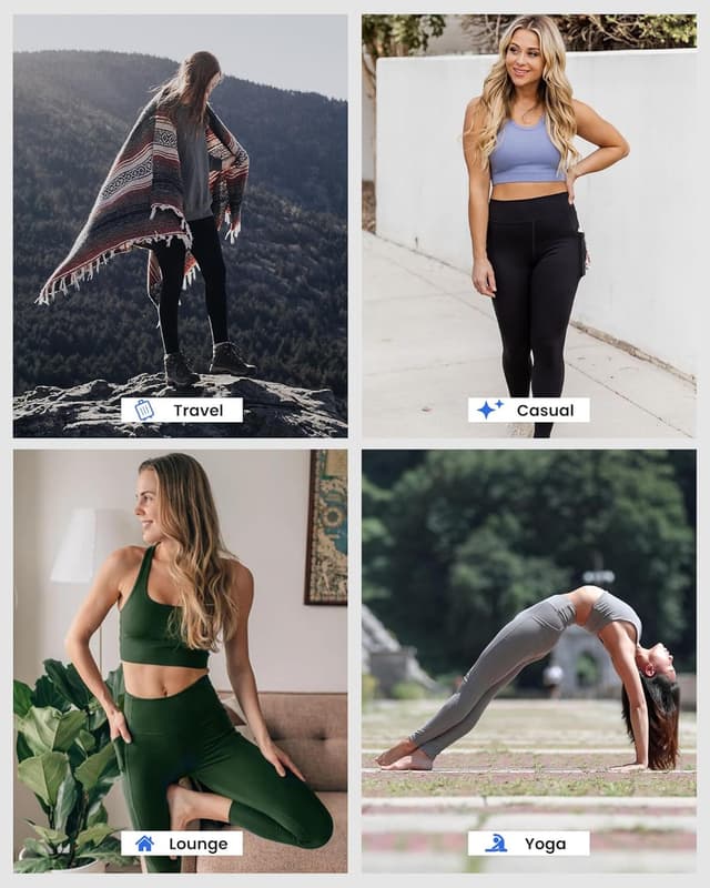 Thumbnail 4 de 3-Pack High Waisted Leggings with Pockets