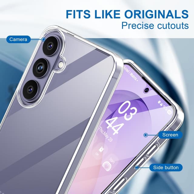 Detalle 2 de Guscase coque compatible Samsung Galaxy S26 5G transparente en silicone TPU 360°