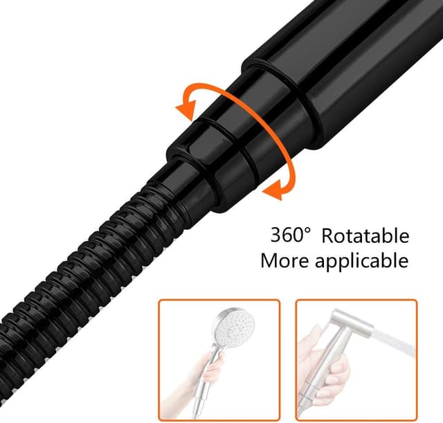 Thumbnail 6 de GRIFEMA G851B-18 flessibile doccia e tubo universale in acciaio inox, 1,8 m