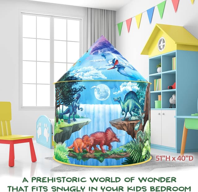 Thumbnail 6 de W&O Dinosaur Discovery Play Tent with Roar Button