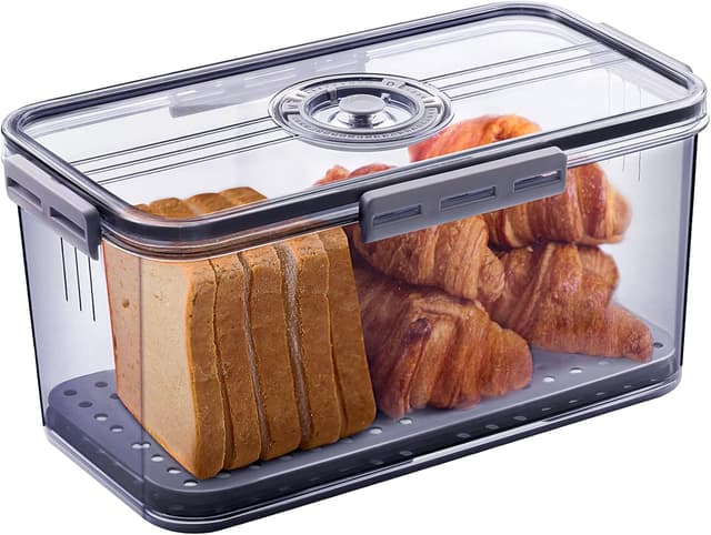 Detalle de Gifhomfix Bread Box Airtight bread storage 🍞
