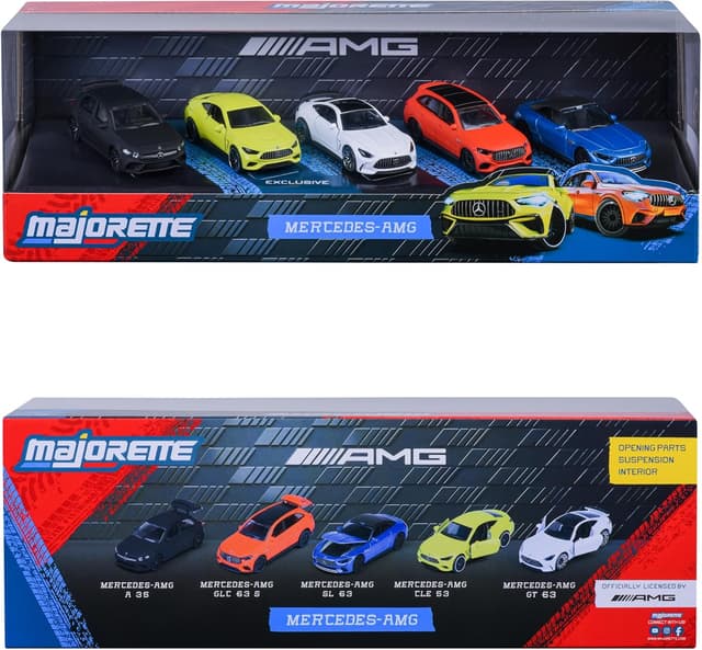 Detalle 2 de Mercedes-AMG Majorette Giftpack 5 pezzi