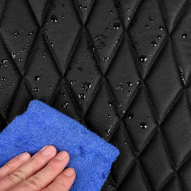 Thumbnail 4 de HORSE KINGDOM Universal PU Leather Front Seat Covers 2 pcs