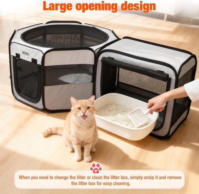 Thumbnail 3 de BMAOBBO Laufstall Hund 125x68 cm