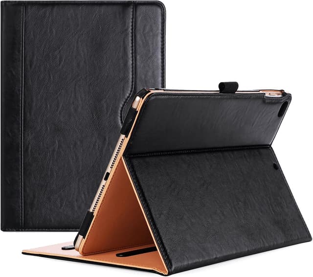 Detalle de ProCase iPad 9.7-inch Leather Folio Case (Black) for iPad 6th/5th Gen, iPad Air 1 & Air 2