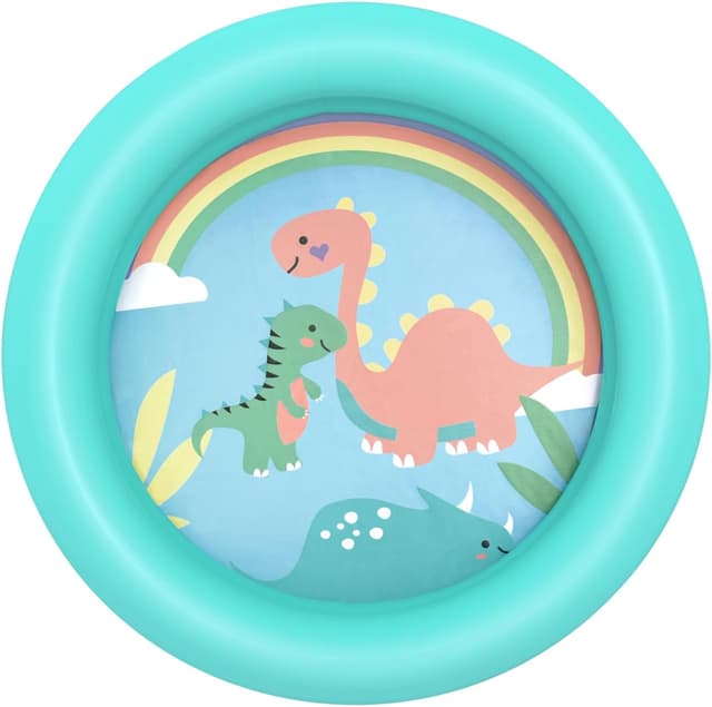 Detalle de Bestway Planschbecken Ø 61 x 15 cm, sortiert – aufblasbares Kinderbecken für Sommer-Spaß