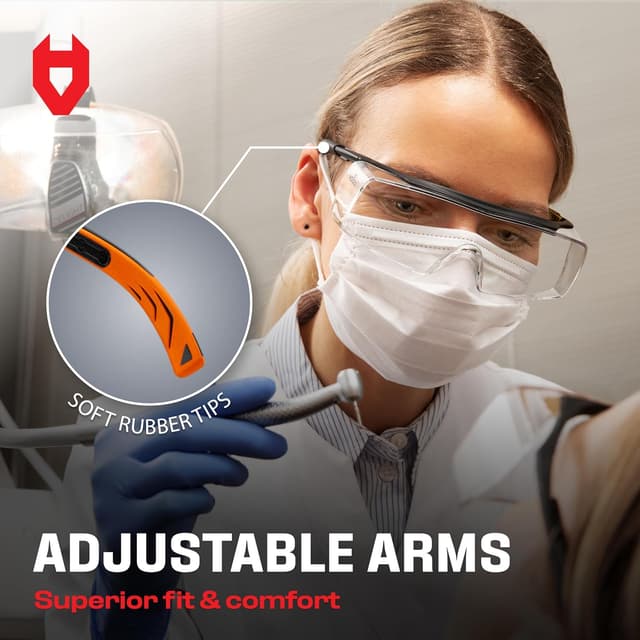 Thumbnail 5 de NoCry Over-Glasses Safety Glasses 5.7in