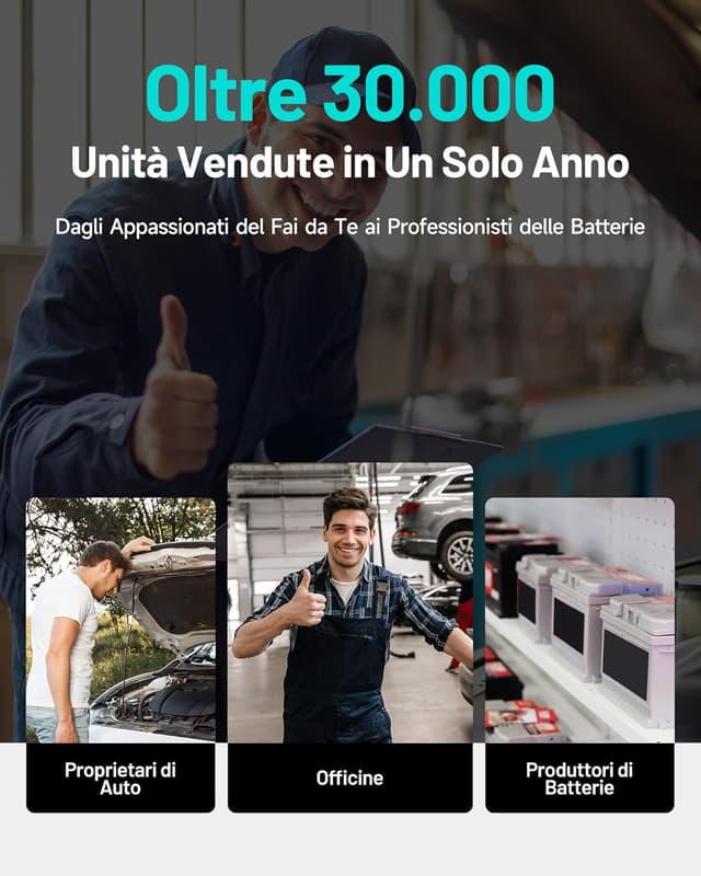 Thumbnail 3 de TOPDON BT200 tester batteria 2,4 pollici